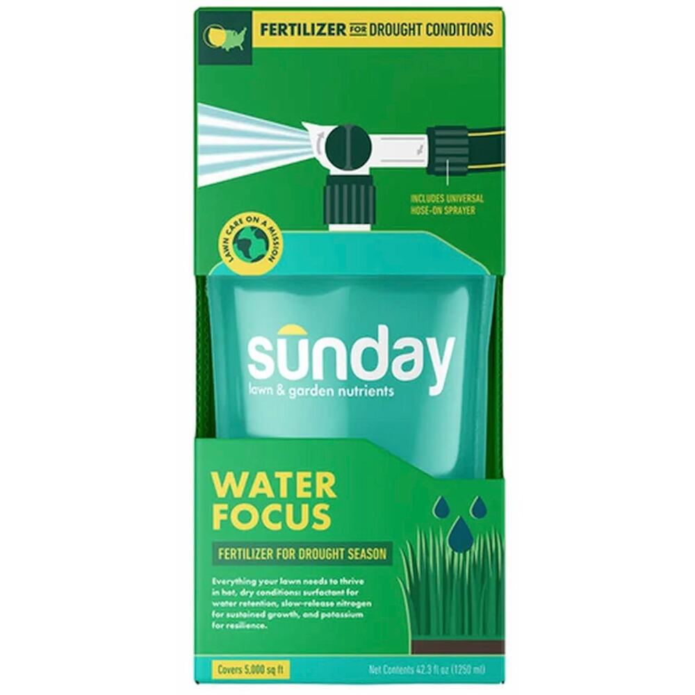 Sunday Water Focus Fertilizer for Drought Season Covers‎ 5000 SQF